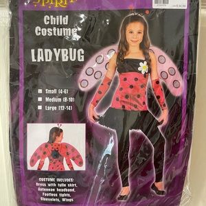 Ladybug costume. Child size 4-6 years